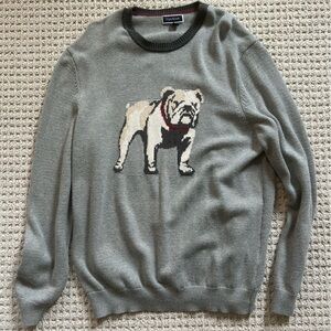Cozy winter sweater with a Georgia Bulldog